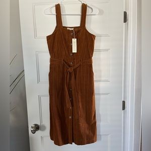 ROOLEE corduroy dress size small. New with tags!